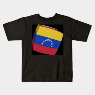 Venezuela Flag cubed. Kids T-Shirt